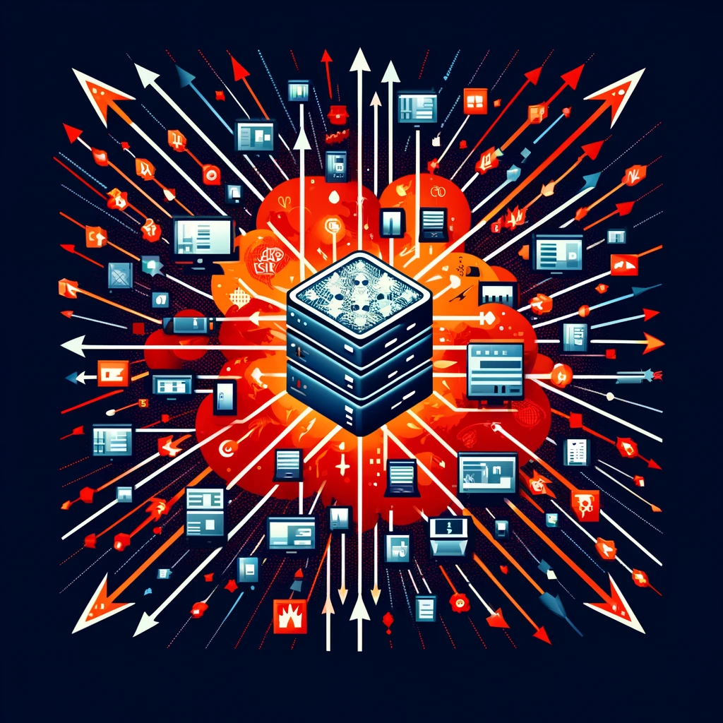 Internet IT Cyberkriminalität Backs IT Distributed Denial of service